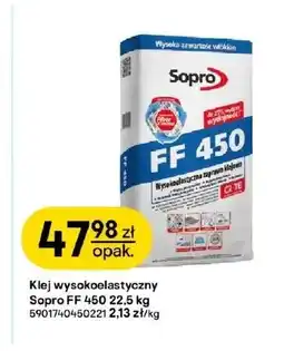 Castorama Klej elastyczny do płytek Sopro oferta