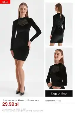 Top Secret Sukienka dzianinowa printowana oferta