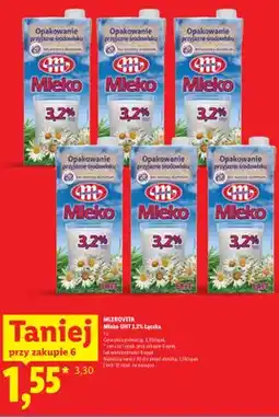 Lidl Mleko UHT Łączka Mlekovita 3,2% oferta