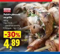 Lidl Polskie pieczarki na grilla Ryneczek Lidla oferta