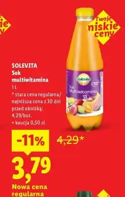 Lidl Sok multiwitamina Solevita oferta