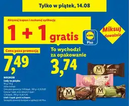 Lidl Lody na patyku Magnum Classic oferta