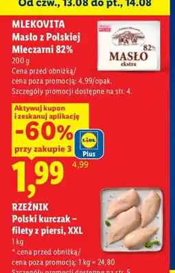 Lidl Masło ekstra z Polskiej Mleczarni oferta