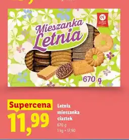 Lidl Letnia mieszanka ciastek Cukry Nyskie oferta