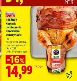 Lidl Kurczak do pieczenia z boczkiem w marynacie Rzeźnik oferta