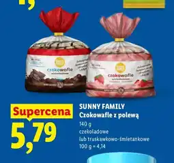 Lidl Czokowafle z polewą czekoladową Sunny Family oferta