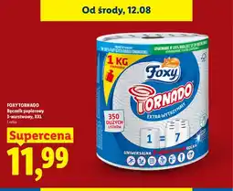 Lidl Ręcznik papierowy Foxy Tornado 3-warstwowy XXL oferta