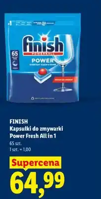 Lidl Kapsułki do zmywarki Finish Powerball Power Fresh All in 1 oferta