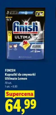 Lidl Kapsułki do zmywarki Finish Powerball Ultimate Lemon oferta