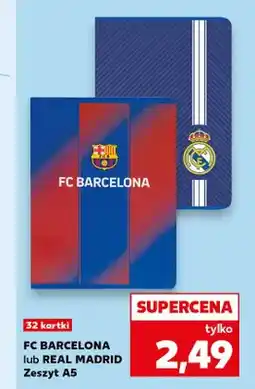 Kaufland Zeszyt A5 Real Madrid oferta
