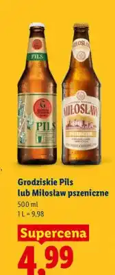 Lidl Piwo Grodziskie Pils oferta