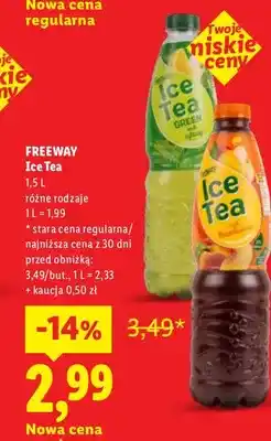 Lidl Ice Tea Freeway oferta