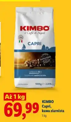 Lidl Kawa ziarnista Kimbo Capri oferta