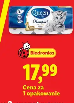 Lidl Papier toaletowy 3-warstwowy Queen Komfort oferta