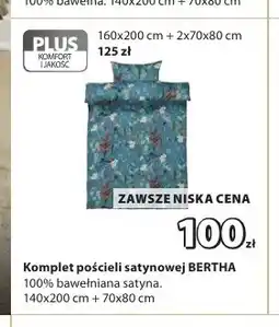 JYSK Komplet pościeli satynowej Bertha oferta