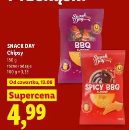 Lidl Chipsy Spicy BBQ Snack Day oferta
