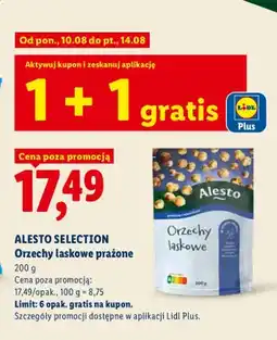 Lidl Orzechy laskowe prażone Alesto Selection oferta