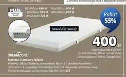 JYSK Materac piankowy Dreamzone HULDA oferta