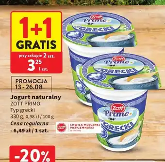 Jogurt naturalny Zott Primo Typ grecki