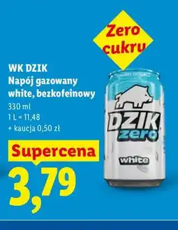 Lidl Napój gazowany WK Dzik White bezkofeinowy oferta