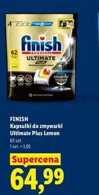 Lidl Kapsułki do zmywarki Finish Powerball Ultimate Plus Lemon oferta
