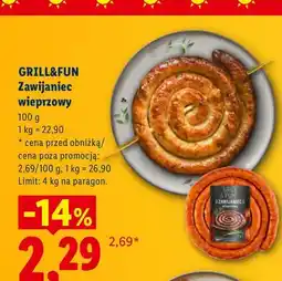 Lidl Zawijaniec wieprzowy GRILL & FUN oferta