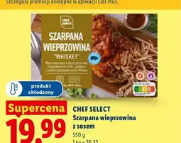 Lidl Szarpana wieprzowina z sosem Chef Select oferta
