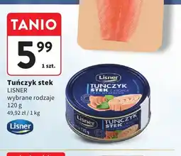 Intermarche Tuńczyk stek z kroplą sosu własnego Lisner oferta