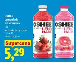 Lidl Lemoniada witaminowa Oshee truskawka oferta