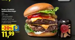 Lidl Burger z irlandzkiej wołowiny Black Angus oferta