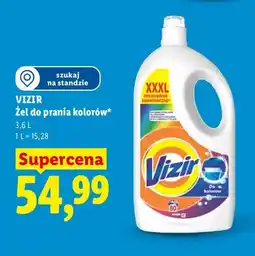 Lidl Żel do prania kolorów Vizir XXXL oferta