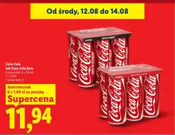 Lidl Napój gazowany Coca-Cola 6-pak oferta