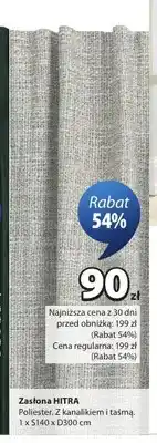 JYSK Zasłona Hitra oferta