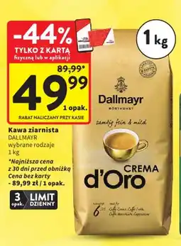Intermarche Kawa ziarnista Dallmayr Crema d'Oro oferta