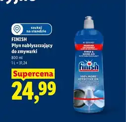 Lidl Płyn nabłyszczający do zmywarki Finish Rinse & Shine Aid oferta