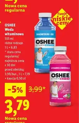 Lidl Woda witaminowa Oshee Magnesium + B6 oferta