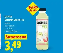 Lidl Herbata mrożona Oshee Vitamin Green Tea liczi-jaśmin oferta