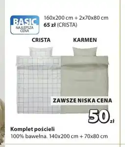 JYSK Komplet pościeli Karmen oferta