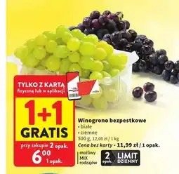 Intermarche Winogrono bezpestkowe białe oferta