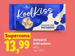 Lidl Kulki waflowe Koolkiss o smaku śmietankowym oferta