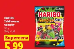 Lidl Żelki kwaśne wampiry Haribo Vampire Sauer oferta