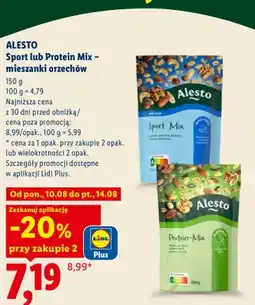 Lidl Mieszanka orzechów Alesto Sport Mix oferta