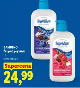 Lidl Żel pod prysznic Bambino Rodzina jagodowy shake oferta