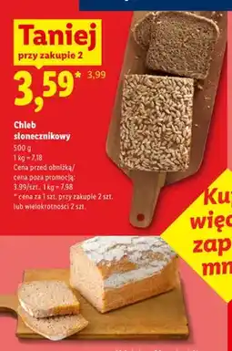 Lidl Chleb słonecznikowy oferta