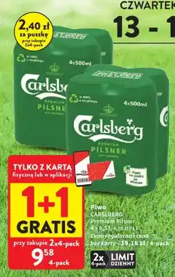 Intermarche Piwo Carlsberg Premium Pilsner 4-pak oferta