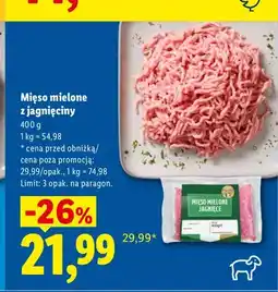 Lidl Mięso mielone z jagnięciny Rzeźnik oferta