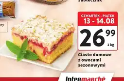 Intermarche Ciasto domowe z owocami sezonowymi oferta