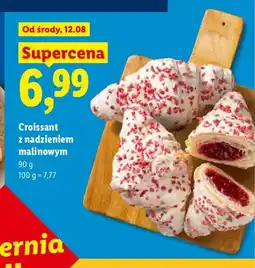 Lidl Croissant z nadzieniem malinowym oferta