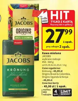 Intermarche Kawa mielona Jacobs Krönung oferta
