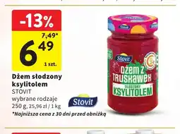 Intermarche Dżem truskawkowy słodzony ksylitolem Stovit oferta